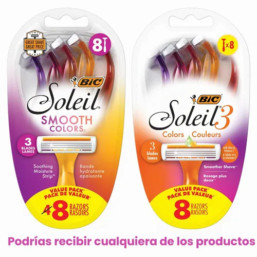 Vista 7 de BIC Soleil - Maquinillas de afeitar desechables de 3 hojas para mujer