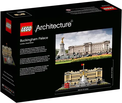 Vista 7 de Juego de construcción LEGO Architecture 21029 de edificio de interés, del Palacio de Buckingham