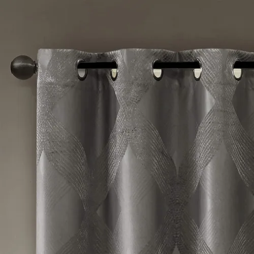 Vista 3 de Sun Smart Bentley - Cortinas opacas para ventana, 1 panel, 50 x 84 pulgadas, color carbón