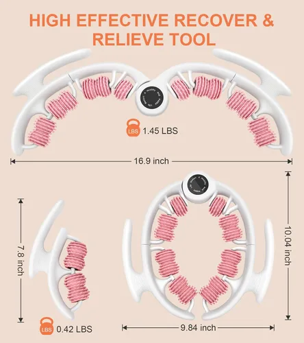 Vista 9 de KESHWELL Rodillo de masaje, herramienta de masaje para celulitis, removedor de celulitis para piernas, rodillo muscular de espuma para relajación