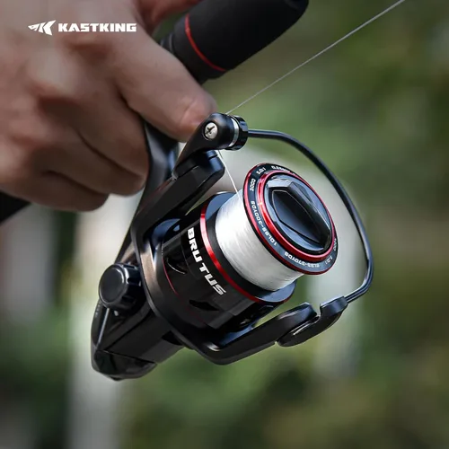 Vista 9 de KastKing Carretes de pesca giratorios Brutus, relación de engranaje 5.2:1
