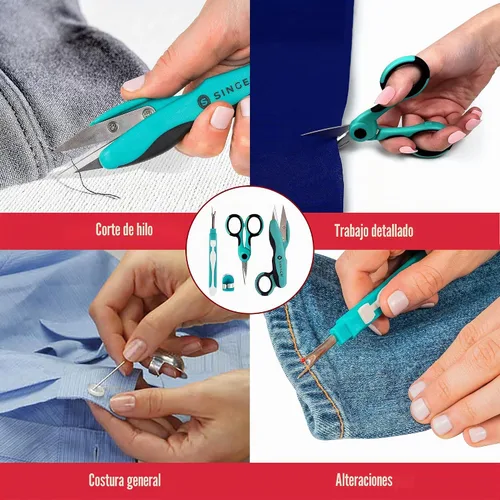Vista 8 de Kits de Costura SINGER ProSeries con Herramientas de Costura (Paquete de Tijeras y Descosedor)