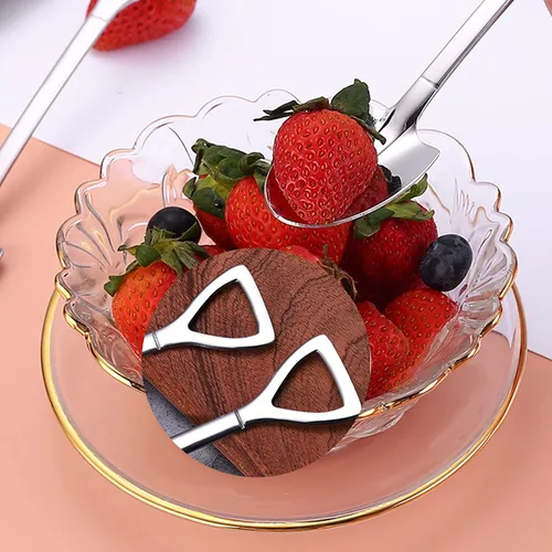 Vista 6 de 4 cucharas de acero inoxidable con forma de pala para café, té, azúcar, cuchara para revolver, pastel de postre, comida para gatos y perros
