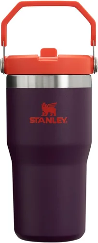 Vista 118 de STANLEY IceFlow 2.0 - Vaso con pajilla abatible con asa, 30 onzas, tapa giratoria y popote abatible, botella de agua a prueba de fugas, acero Tiza