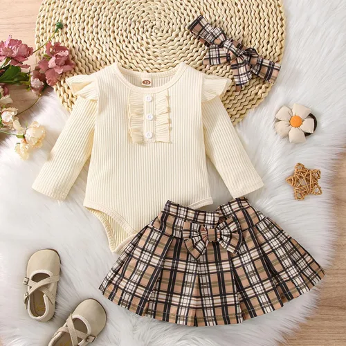 Vista 4 de TBUIALL Baby First Halloween Ropa De Bebe Para Fotos Niñas Traje hawaiano Bulldog Francés Ropa Bebé Niña Pijama