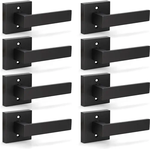 Vista 166 de KNOBWELL - Juego de cerradura con 1 picaporte resistente para puertas de una cara, ideal para puertas interiores reversibles, 0.93 libras