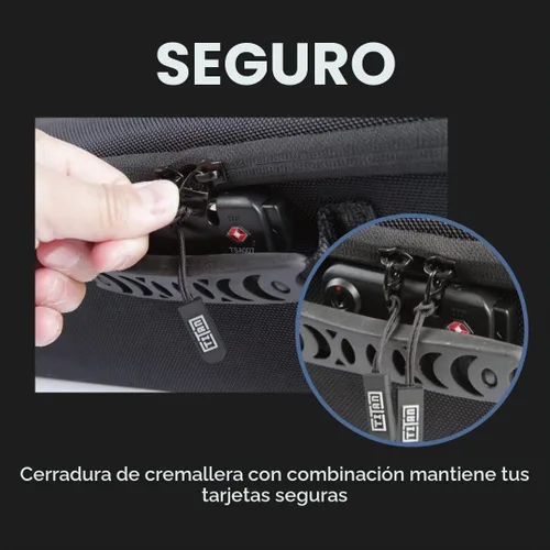 Vista 5 de Card Titan Toploader y One Touch - Caja de almacenamiento de tarjetas coleccionables con cierre de cremallera, caja de tarjetas deportivas