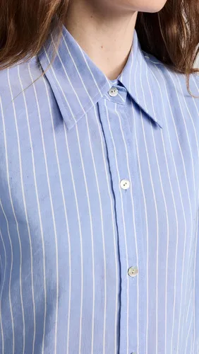 Vista 6 de Vince Camisa de rayas de gran tamaño para mujer