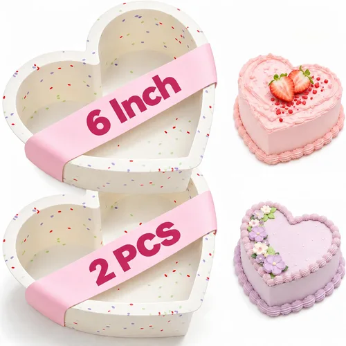 Vista 17 de Moldes de silicona en forma de corazón mini de 1 pulgada para chocolate, caramelo, gomitas, jabón (juego de 2, crema)