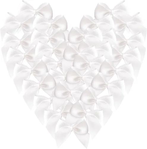 Vista 10 de 50 mini lazos de 1 pulgada para manualidades, lazos metálicos para manualidades, regalo, álbumes de recortes (C.Dorado)