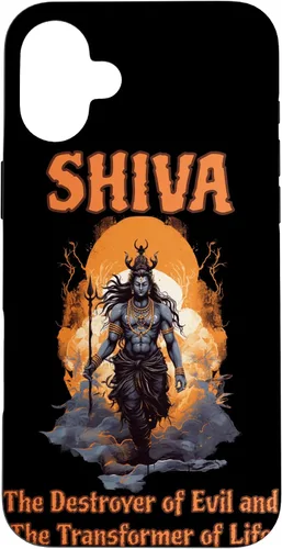 Vista 23 de Lord Shiva Destroyer Transformer Hindu God Spiritual Hippie Case for iPhone 16