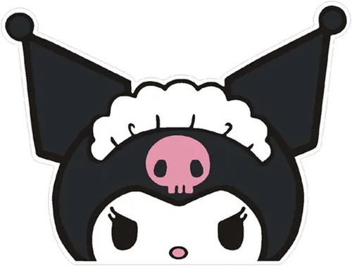 Vista 12 de Adhesivo impermeable para parachoques de anime, accesorios de automóvil Kawaii, lindas calcomanías para ventana y calcomanías para capó Dog-1