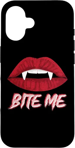 Vista 32 de Bite Me Vampire Fangs DIY Halloween for Aspiring Dracula Case for iPhone 17
