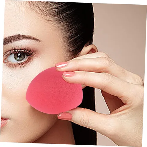 Vista 3 de Esponja de maquillaje lindo Huevo 3 Uds. Esponja de belleza de frutas Esponja de maquillaje Puff Face Makeup Foundation Cosmetología Kit Polvo Crema