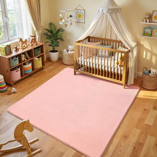 Vista 50 de Amearea Alfombra moderna lavable de 2 x 4 pies, color negro, alfombra de área pequeña para dormitorio, sala de estar, alfombra de espuma