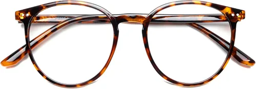 Vista 11 de Gafas redondas con bloqueo de luz azul para computadora para mujeres y hombres