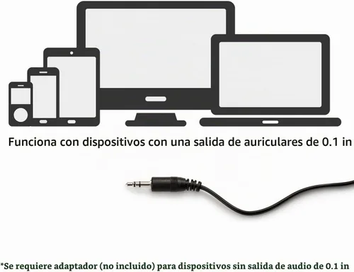 Vista 6 de Panasonic Auriculares ligeros con cable sobre la oreja con micrófono, sonido y XBS para extra graves, cable largo, conector de 3.5mm para teléfonos