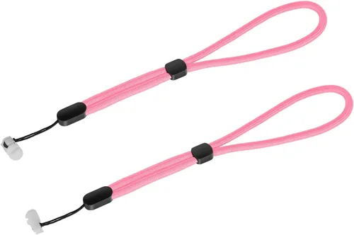 Vista 2 de Improved Replacement Wrist Straps for Oculus Quest 2 Gen Controller -Marked L & R (Pink)