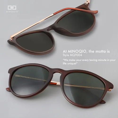 Vista 8 de Gafas de sol polarizadas para mujer, 100% bloqueo UV, retro, redondas, a la moda, lentes de sol espejadas para hombre y mujer