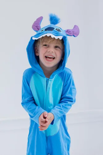 Vista 3 de Disney Lilo & Stitch - Overol de cosplay con cremallera para bebé a niño grande