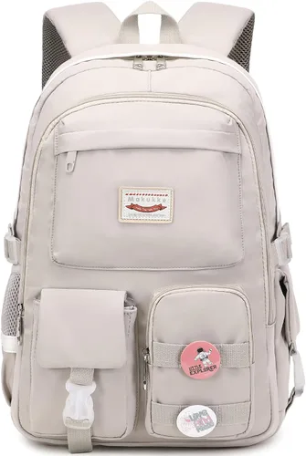 Vista 10 de Makukke - Mochilas escolares para adolescentes, mochilas para computadora portátil de 15.6 pulgadas, mochilas universitarias lindas, mochilas