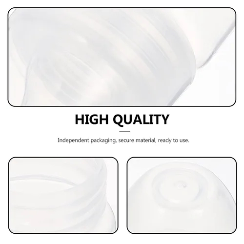 Vista 3 de EXCEART Botellas de leche desechables para recién nacidos, paquete de 5 con tetina suave y flexible, biberones para bebés, listos para usar
