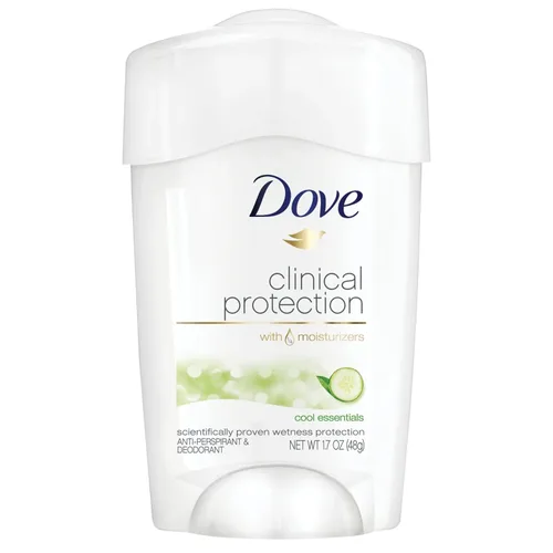 Vista 5 de Dove Clinical Protection - Desodorante antitranspirante sólido, Cool Essentials, 1.70 onzas (paquete de 6)