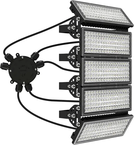 Vista 14 de Kekeou Luz de inundación LED de 100 W para exteriores con enchufe e interruptor y cable de alimentación de 6.56 pies, 14000 lm 6500 K, área LED