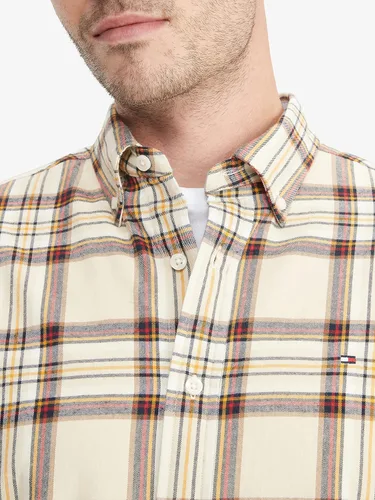 Vista 3 de Tommy Hilfiger mens Long Sleeve Th Flex Button Down Shirt in Classic Fit