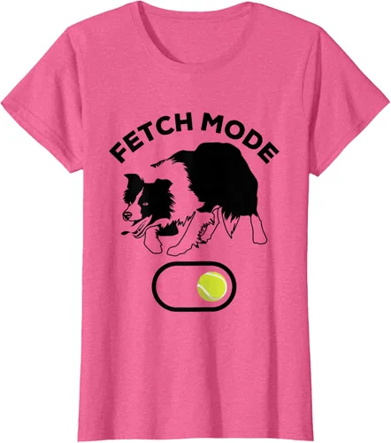 Vista 17 de Border Collie Stuff - Camiseta de pelota de tenis para hombre, Border Collie Fetch, Blanco Gris Oscuro
