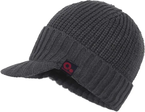 Vista 21 de Janey&Rubbins Gorro de punto diario con orejeras con forro polar y calavera