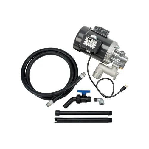 Vista 6 de GPI - Bomba de transferencia de aceite de servicio pesado L5132 para fluidos de alta viscosidad, 32 QPM/8 GPM, 115/230 voltios CA (142100-02)
