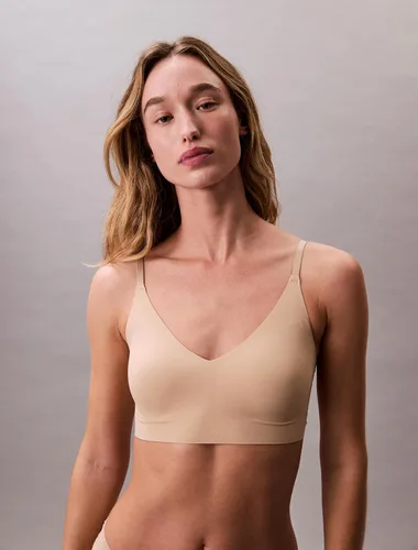 Vista 2 de Calvin Klein Brasier triangular tipo bralette inalámbrico sin costuras Invisibles Comfort con forro ligero para mujer