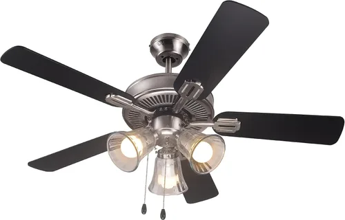 Vista 11 de COMMERCIAL COOL Ventilador de techo moderno de 42 pulgadas con luces, enfría hasta 175 pies cuadrados, ideal para habitaciones de tamaño mediano
