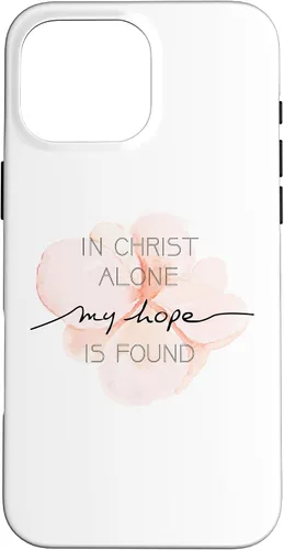 Vista 19 de in Christ Alone My Hope is Found Jesus Christian Phone Case for iPhone 17