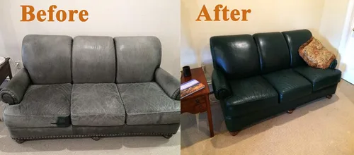 Vista 5 de Leather Max Large Project - Tarro de 8 onzas para renovar tus muebles, chaqueta, sofá o asiento de coche, instrucciones súper fáciles, restaurar