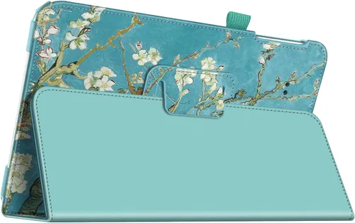 Vista 6 de Fintie, funda tipo libro Samsung Tab Galaxy E 9.6, Z-flor