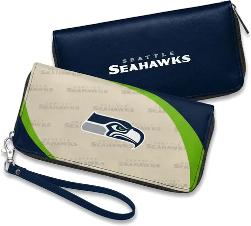 Vista 28 de Cartera organizadora NFL de cierre curvo, Azul marino Chicago Bears