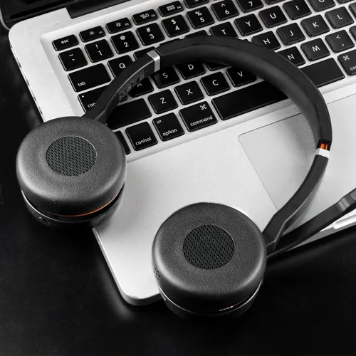 Vista 7 de SOULWIT Almohadillas para Jabra Evolve 75 - Negro
