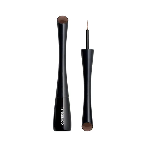 Vista 3 de COVERGIRL Get In Line Delineador de ojos líquido, cristal negro, 0.08 onzas líquidas (el embalaje puede variar)