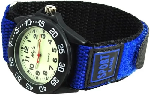 Vista 2 de Jewtme Niños Niños Correa de Nylon Luminoso Relojes Deportes al aire libre Analógico Display Reloj para niños niñas