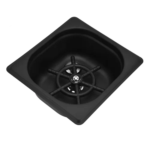 Vista 5 de Stainless Steel Automatic Glass Rinser, Cup Washer Cleaner for Bar Pub Restaurant, Embedded Cup Rinser with Multi - Angle Water Jets for Coffee Shop