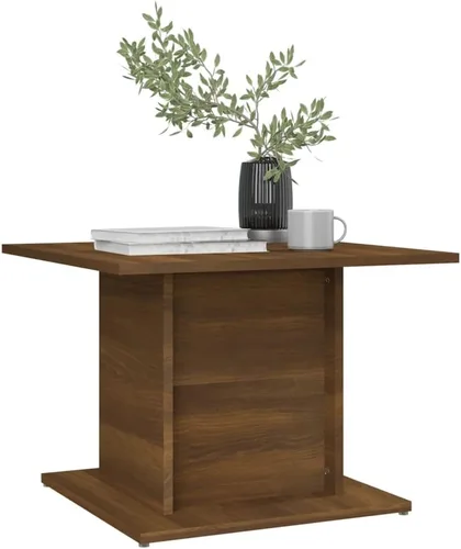 Vista 4 de Muebles modernos multifuncionales, decoración de mesa de cóctel, mesa de café, roble marrón, 21.9 x 21.9 x 15.7 pulgadas, madera diseñada para sala