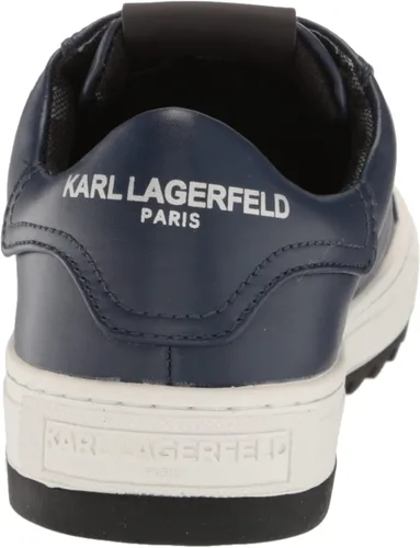 Vista 3 de KARL LAGERFELD Men's Recycled Leather Low Top Sneaker