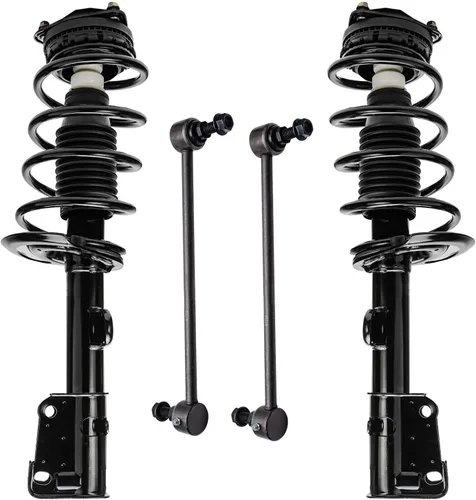 Vista 58 de Detroit Axle - Kit de 4 piezas de puntales delanteros para Toyota Highlander 2001 2002 2003, enlaces de barra antivuelco estabilizadores y puntales