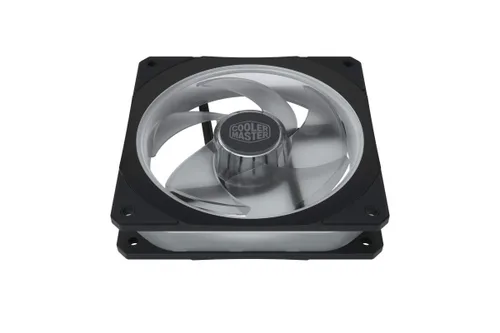 Vista 4 de Cooler Master Masterfan SF120P ARGB Hoja inspirada en helicóptero de marco cuadrado Efecto de iluminación personalizable, tecnología