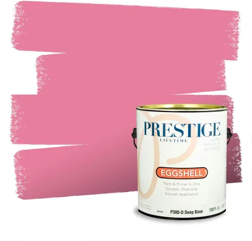 Vista 322 de Prestige Paints Pintura exterior e imprimación en uno, 1 galón, plano, coincidencia comparable de Valspar* Amber Rose*
