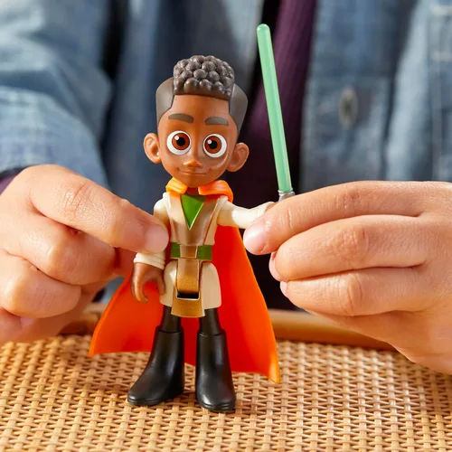 Vista 9 de Star Wars: Young Jedi Adventures Kai Brightstar Figura de acción, juguetes a escala de 4 pulgadas, juguetes preescolares para niños y niñas de 3 años