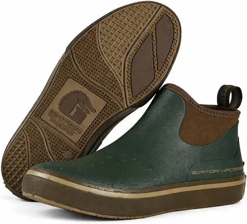 Vista 22 de Gator Waders Botas de Campamento de Malla de Aire para Mujeres - Botas de Tobillo Duraderas Transpirables Antideslizantes Impermeables para Acampar
