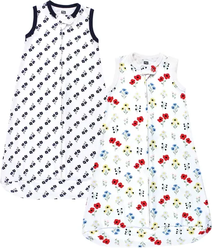Vista 7 de Hudson Baby Saco de dormir sin mangas unisex de algodón entrelazado para bebé